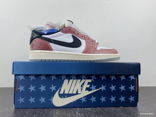 Cheap LUCY 'RED 1 JORDAN ROOM AIR TROPHY X OG LOW BLACK' FN0432-017 0812